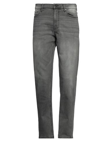 Les Deux Man Jeans Grey Size 30w-32l Cotton, Polyester, Elastane