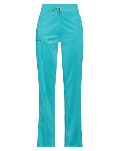 Family First Milano Woman Pants Turquoise Size L Polyester In Blue