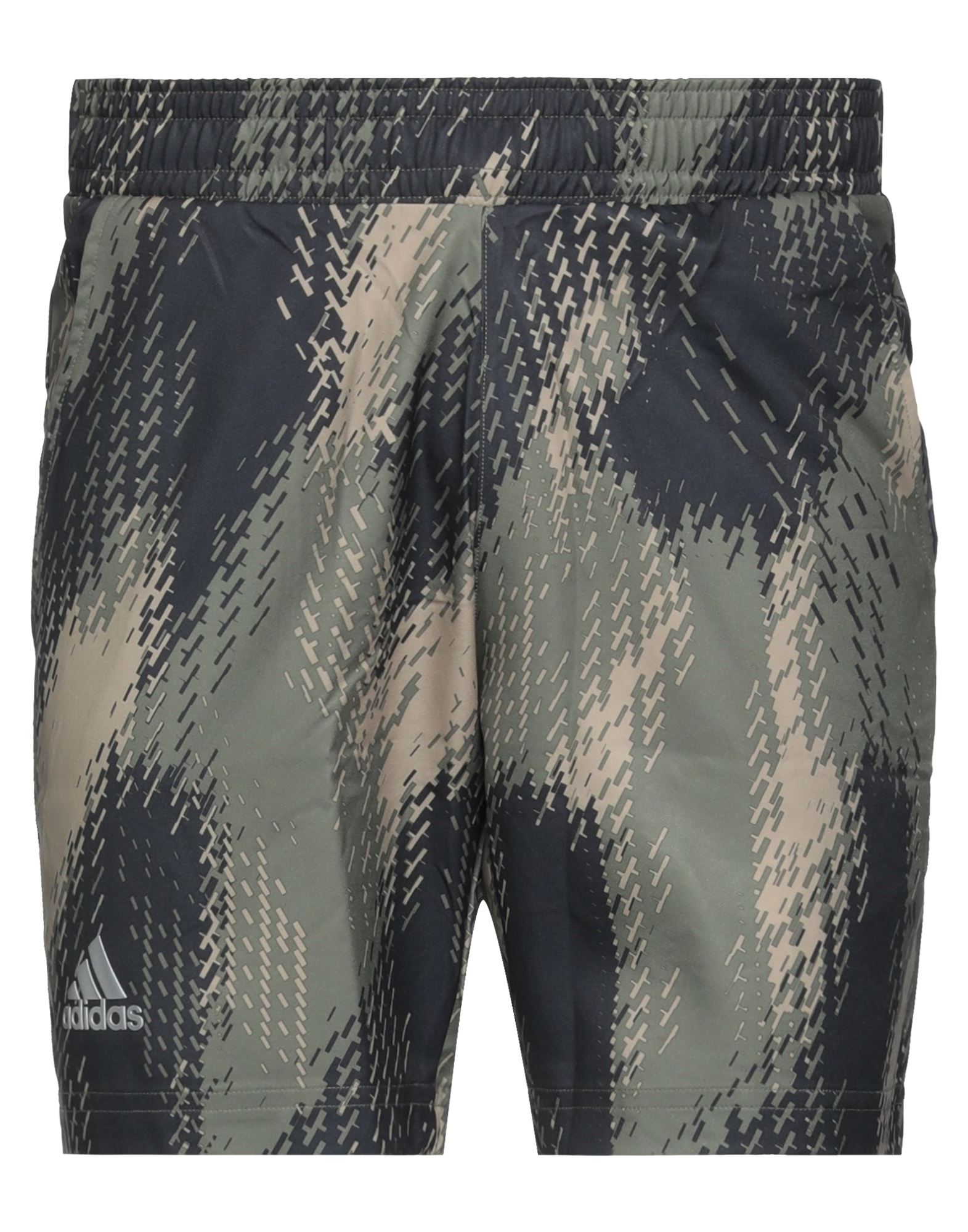 Adidas Originals Adidas Man Shorts & Bermuda Shorts Military Green Size Xxl Recycled Polyester