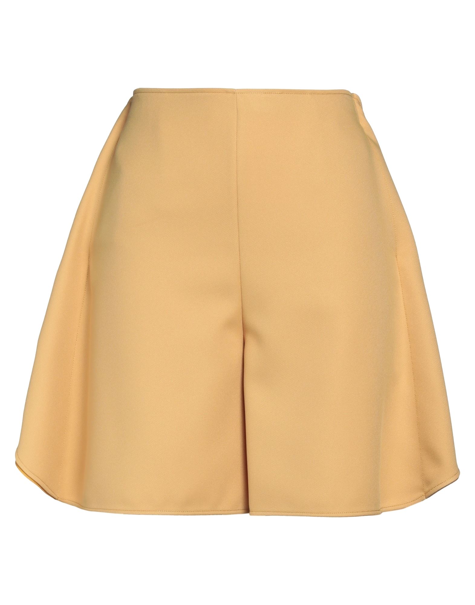 Stella Mccartney Woman Shorts & Bermuda Shorts Yellow Size 8-10 Polyester