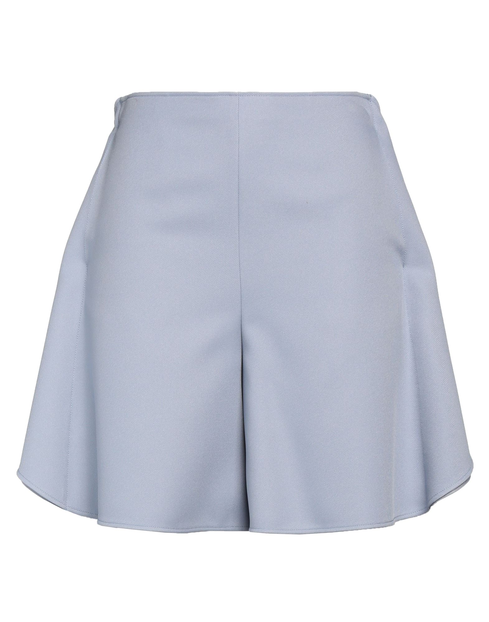 Stella Mccartney Woman Shorts & Bermuda Shorts Sky Blue Size 6-8 Polyester