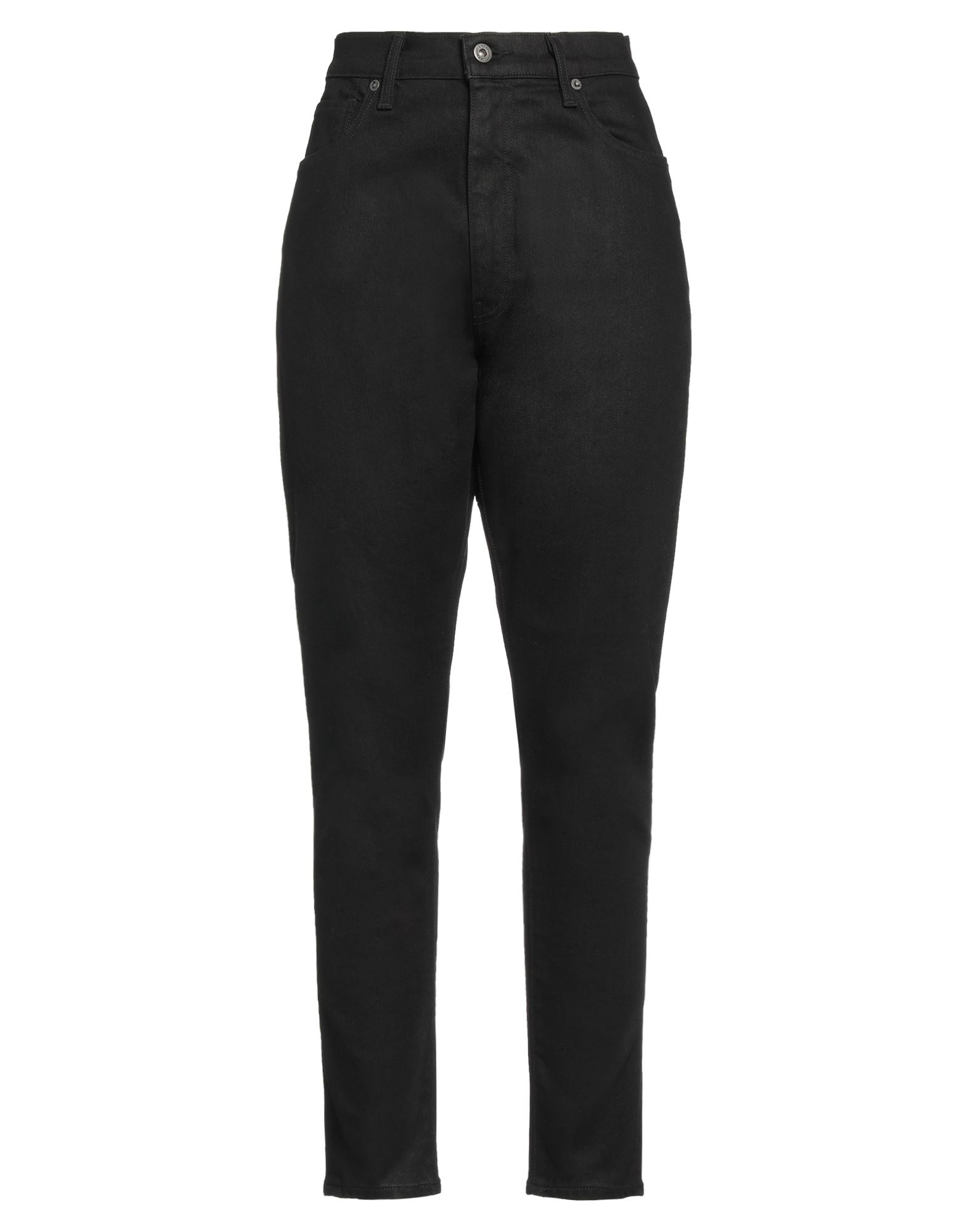 Levi's Made & Crafted Woman Jeans Black Size 26w-29l Cotton, Modal, Polyester, Elastane, Bovine Leat In Black