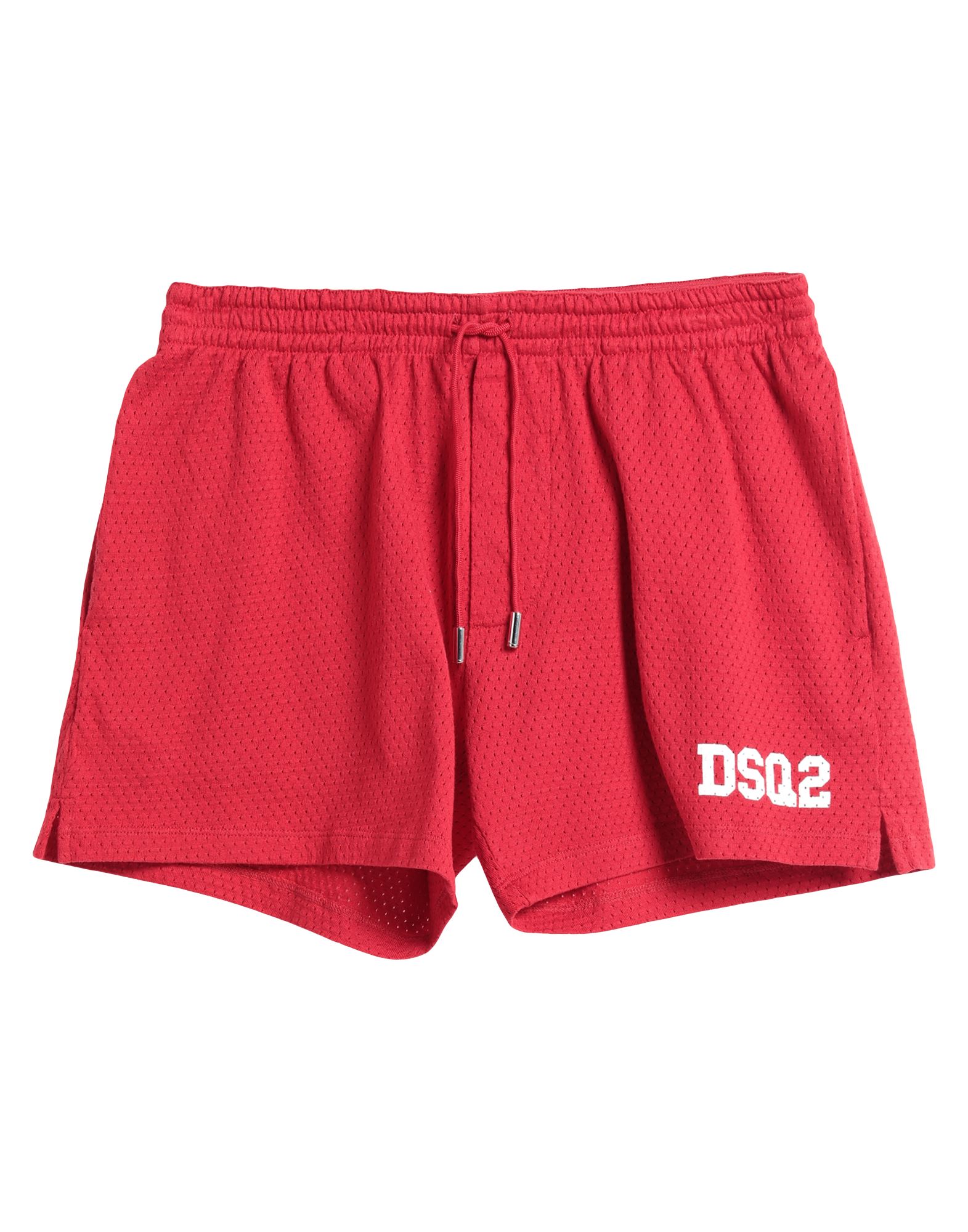 Dsquared2 Man Shorts & Bermuda Shorts Red Size M Cotton