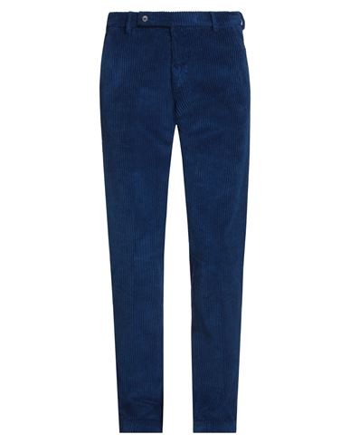 Berwich Man Pants Bright Blue Size 36 Cotton