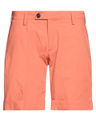 Michael Coal Man Shorts & Bermuda Shorts Orange Size 30 Cotton, Elastane