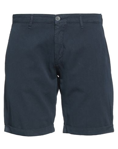 Baramon Man Shorts & Bermuda Shorts Midnight Blue Size 38 Cotton, Elastane