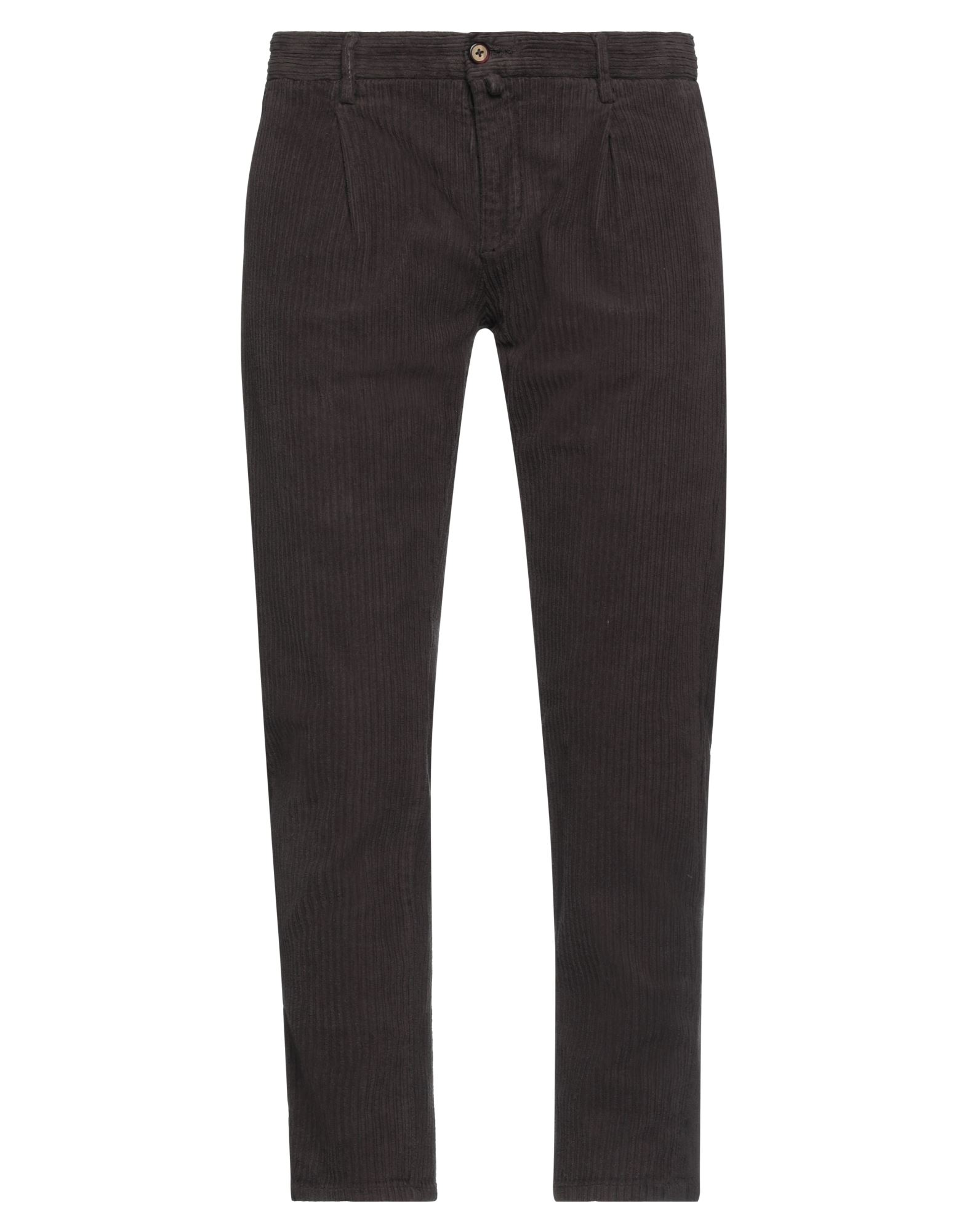 Shop Tela Cotton Man Pants Lead Size 38 Cotton, Elastane In Grey