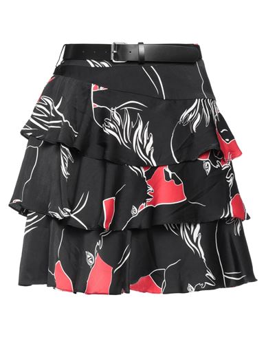 Nikkie Woman Mini Skirt Black Size 8 Polyester