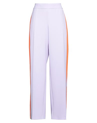 Alessandro Vigilante Woman Pants Lilac Size 4 Polyester, Elastane In Purple