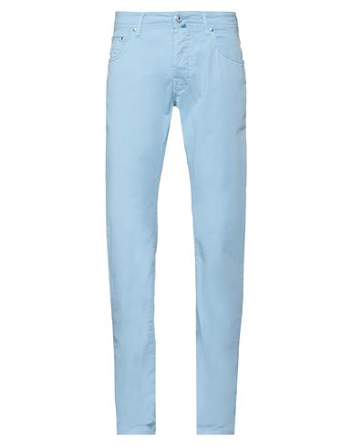 Shop Jacob Cohёn Man Pants Sky Blue Size 30 Cotton, Elastane, Polyester
