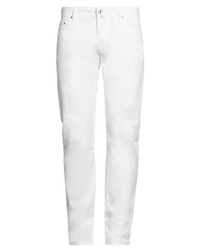 Jacob Cohёn Man Pants White Size 33 Cotton, Elastane, Polyester