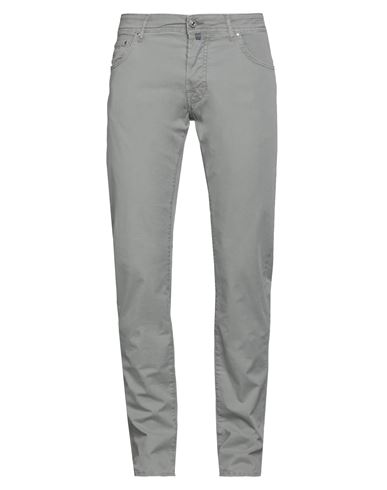Shop Jacob Cohёn Man Pants Grey Size 38 Cotton, Elastane, Polyester