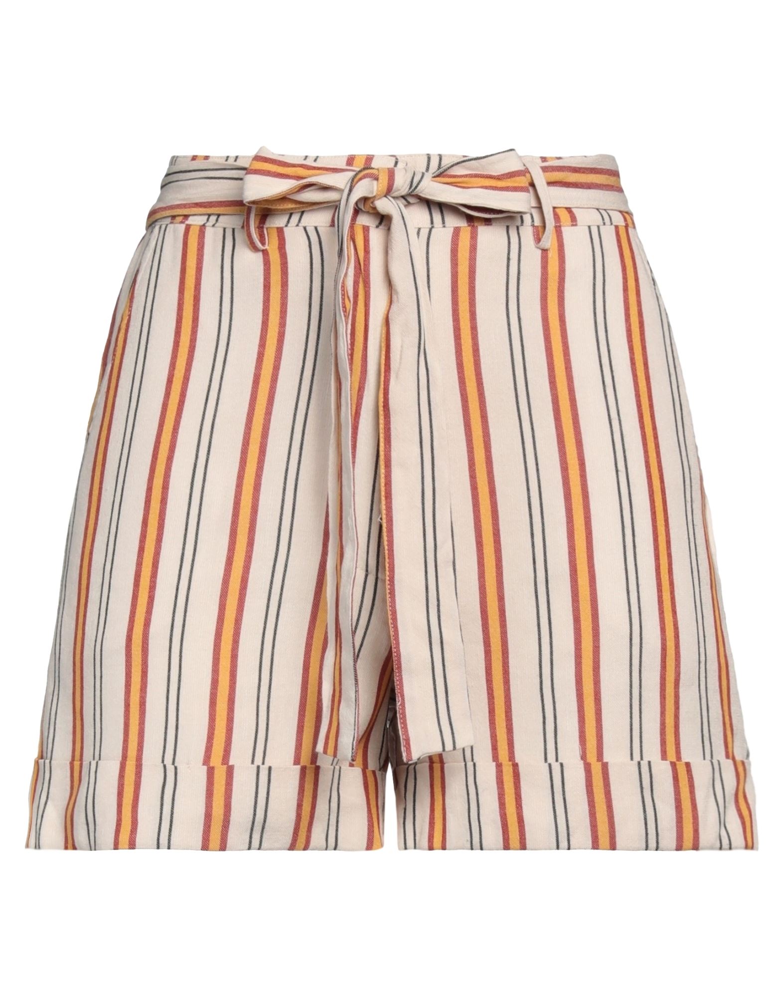 Stella Forest Woman Shorts & Bermuda Shorts Beige Size 4 Viscose, Linen