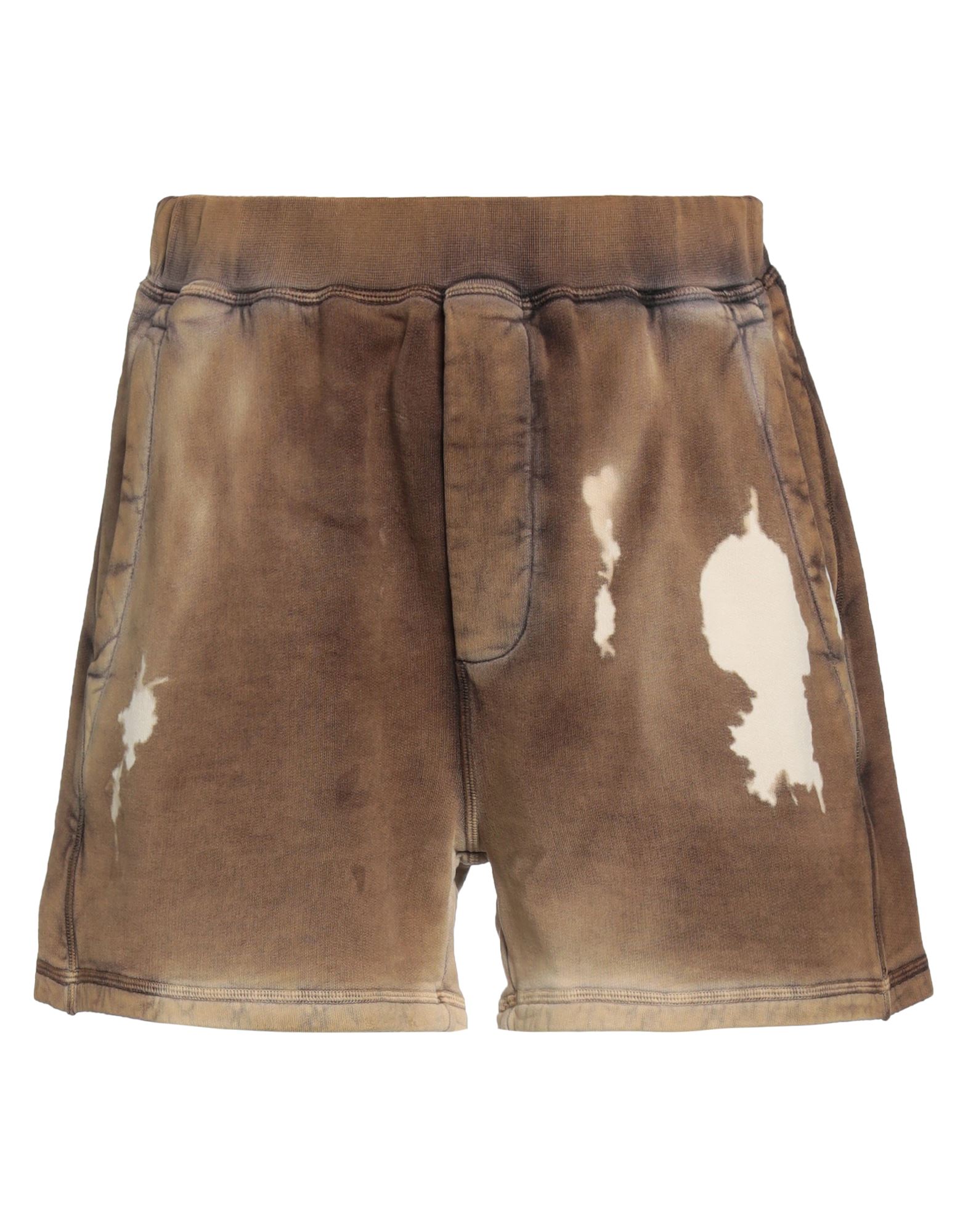 Dsquared2 Man Shorts & Bermuda Shorts Khaki Size L Cotton, Elastane In Beige