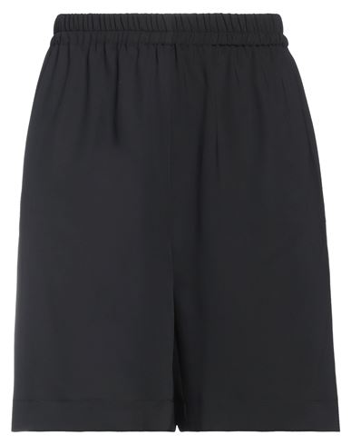 Matimì Matimi Woman Shorts & Bermuda Shorts Black Size M Polyester