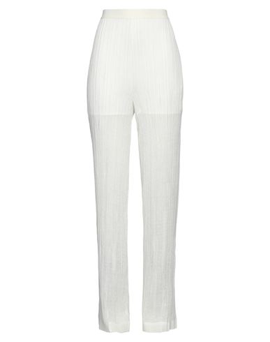 Pierantonio Gaspari Woman Pants Cream Size 8 Polyester, Viscose In White