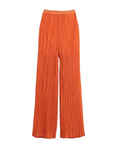 Pierantonio Gaspari Woman Pants Orange Size 8 Polyester, Viscose