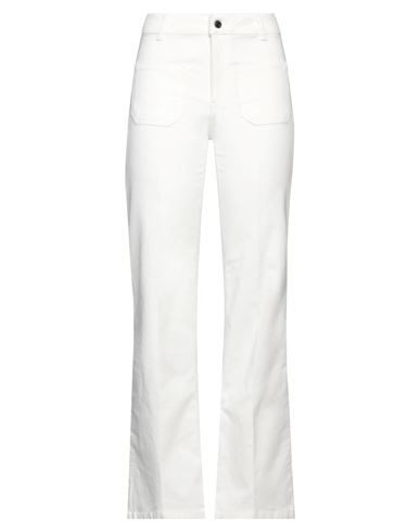 Vanessa Bruno Woman Pants White Size 2 Cotton, Elastane