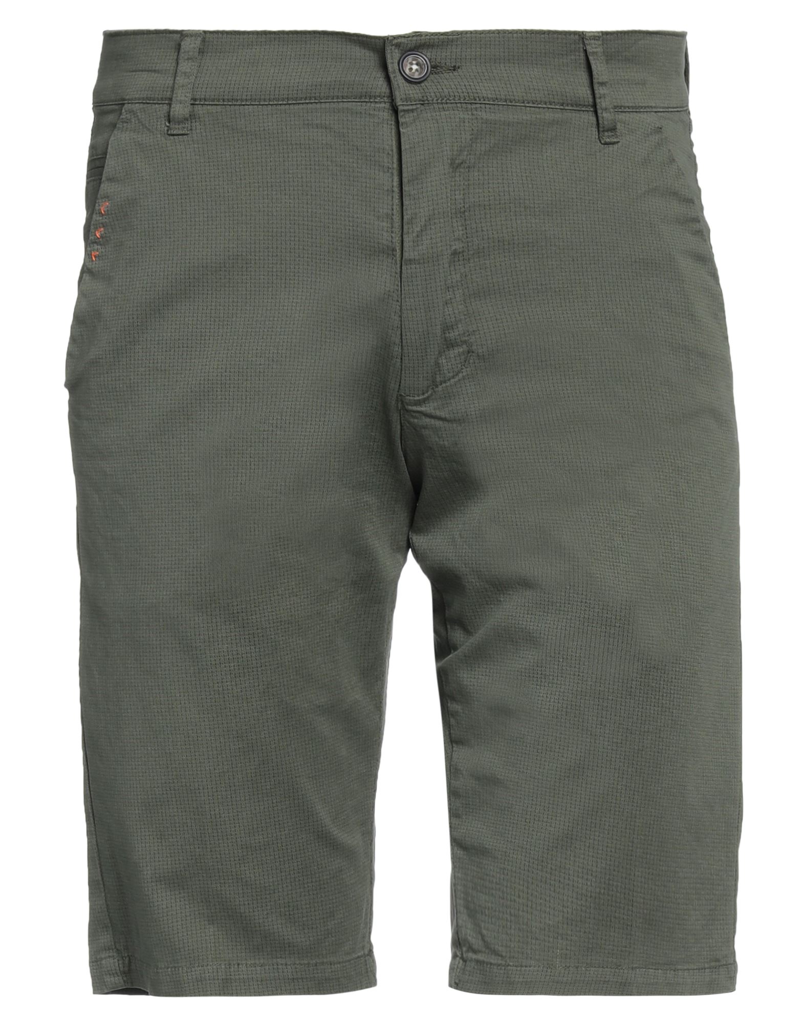 Avignon Man Shorts & Bermuda Shorts Military Green Size 28 Cotton, Elastane