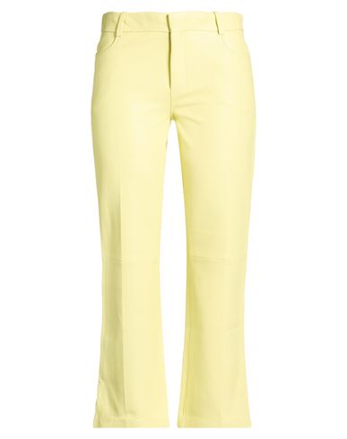 Pantalones Mujer Amarillo pastel XS Mujer