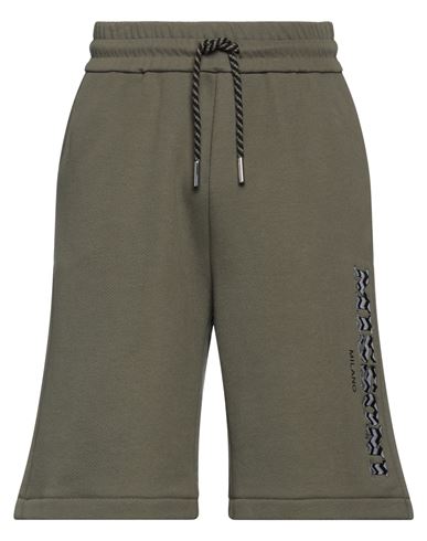 Missoni Man Shorts & Bermuda Shorts Military Green Size M Cotton