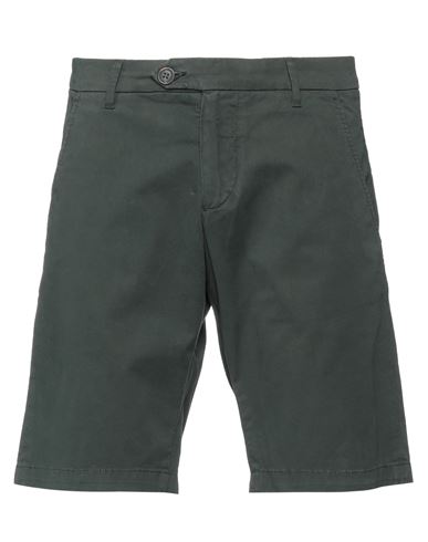 Roy Rogers Roÿ Roger's Man Shorts & Bermuda Shorts Dark Green Size 31 Cotton, Elastane