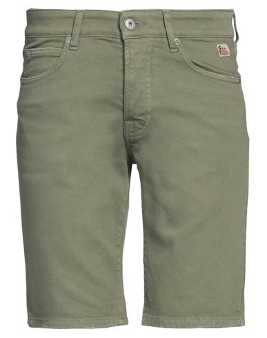 Roy Rogers Roÿ Roger's Man Shorts & Bermuda Shorts Military Green Size 32 Cotton, Elastane In Sage Green