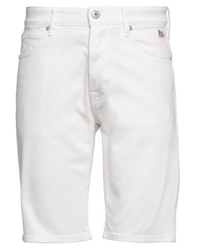 Roy Rogers Roÿ Roger's Man Denim Shorts White Size 32 Cotton, Elastane