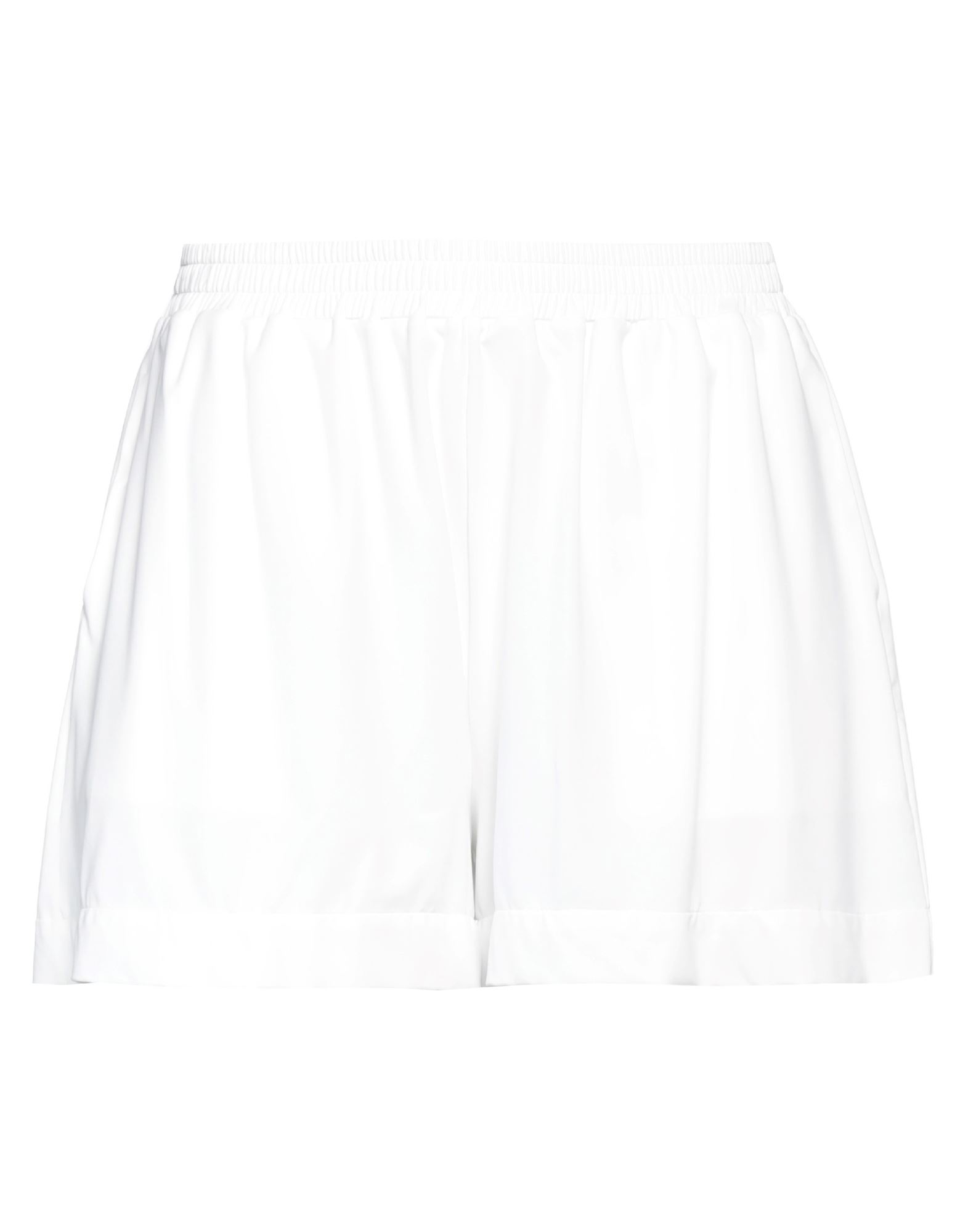 Fisico Woman Shorts & Bermuda Shorts White Size M Polyamide, Elastane