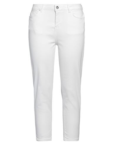 Fracomina Woman Jeans White Size 26 Cotton, Viscose, Elastane