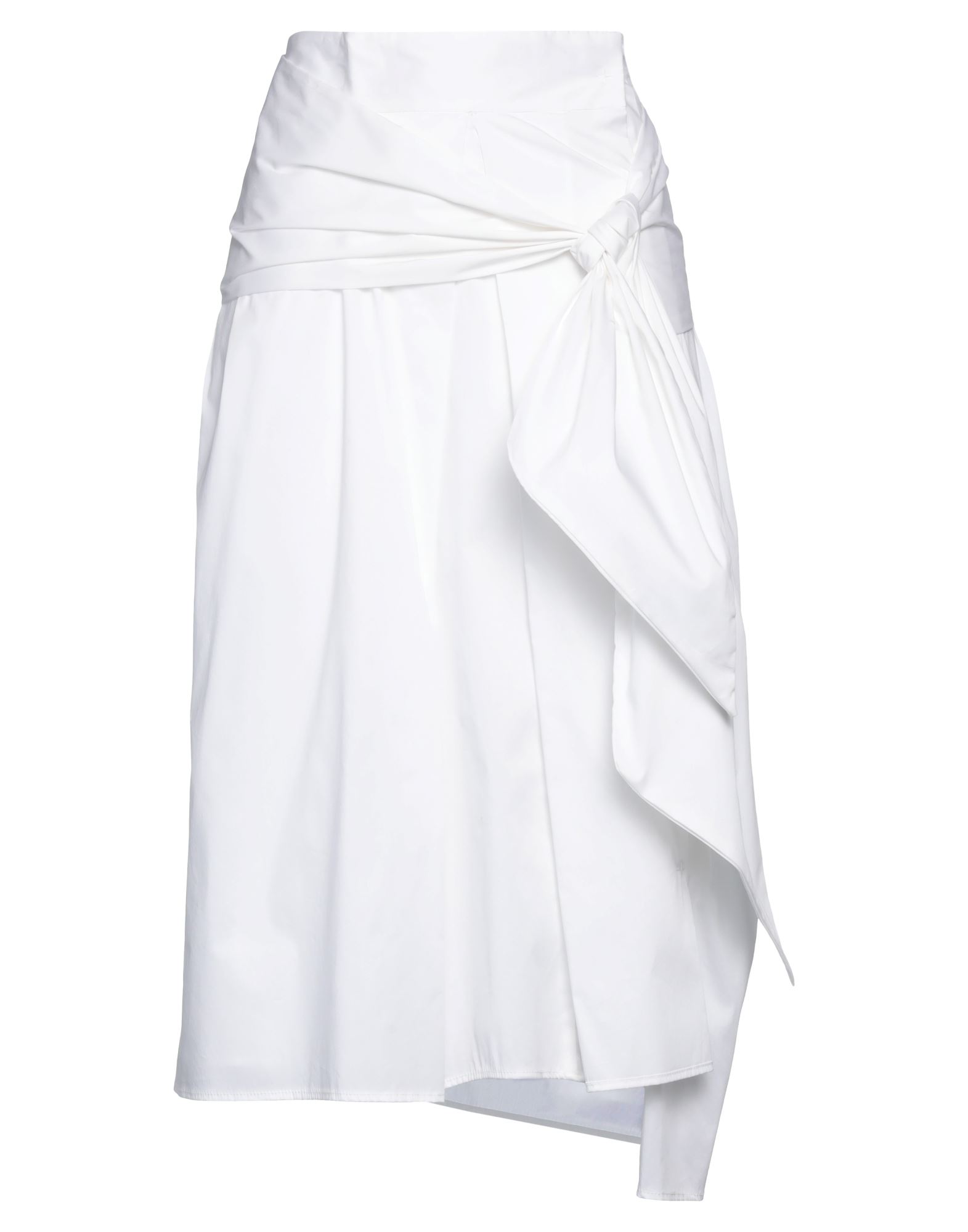 Malloni Midi Skirts In White
