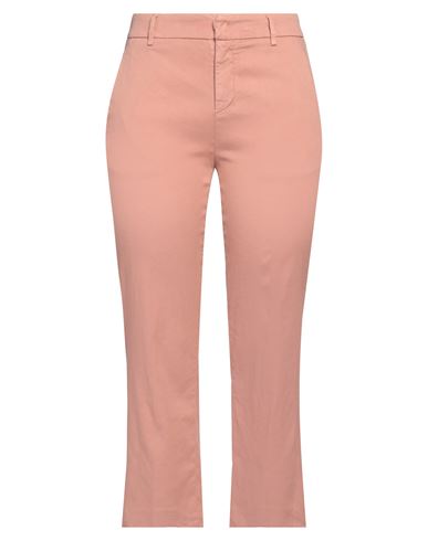Dondup Woman Pants Pastel Pink Size 30 Linen, Lyocell, Elastane