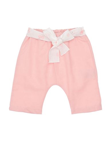 Ninaluna Babies'  Newborn Girl Pants Pink Size 3 Linen, Cotton