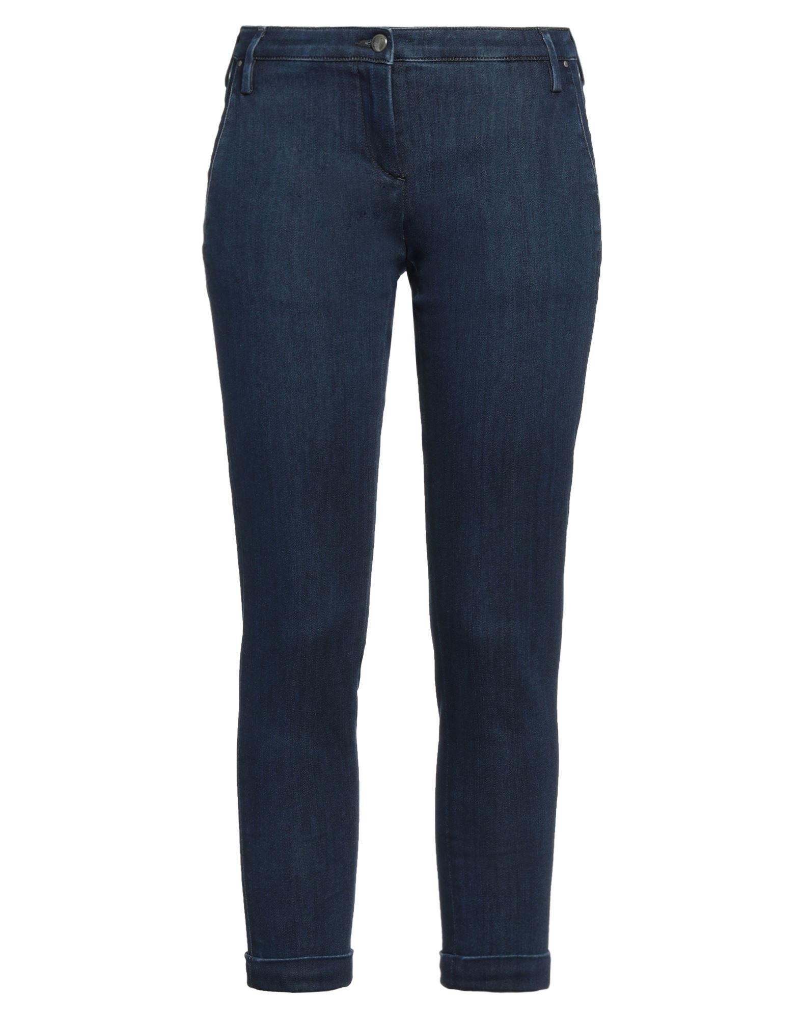 Jacob Cohёn Woman Denim Pants Blue Size 28 Cotton, Elastomultiester, Elastane, Polyester
