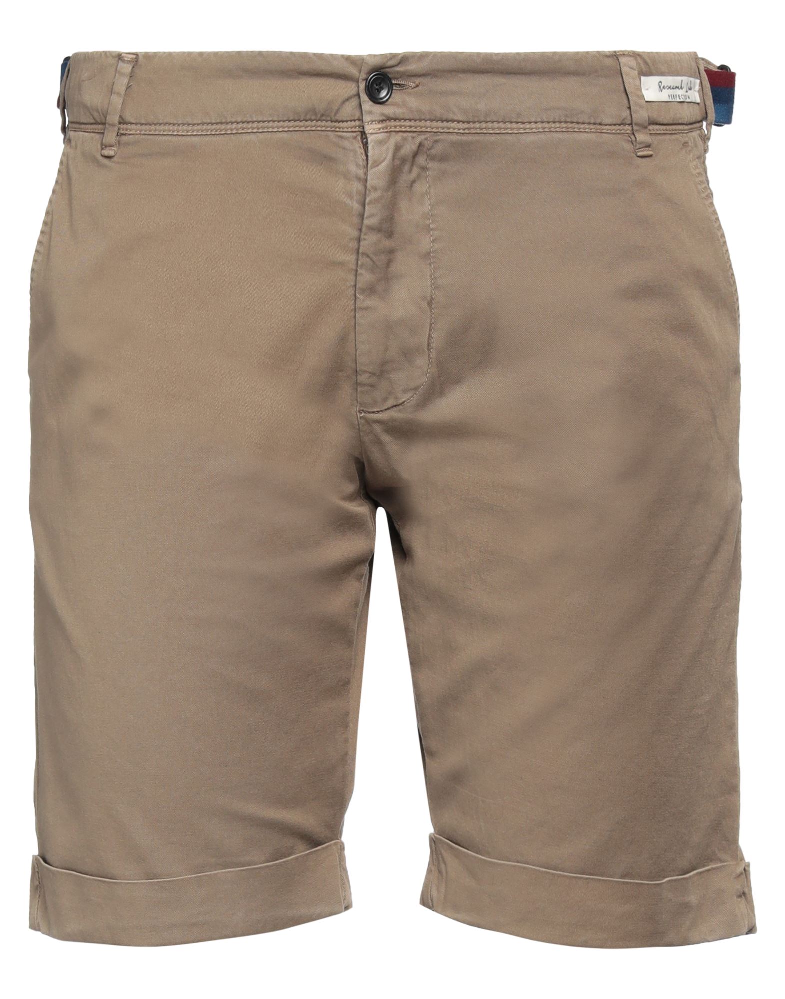Perfection Man Shorts & Bermuda Shorts Khaki Size 38 Cotton, Linen, Elastane In Beige