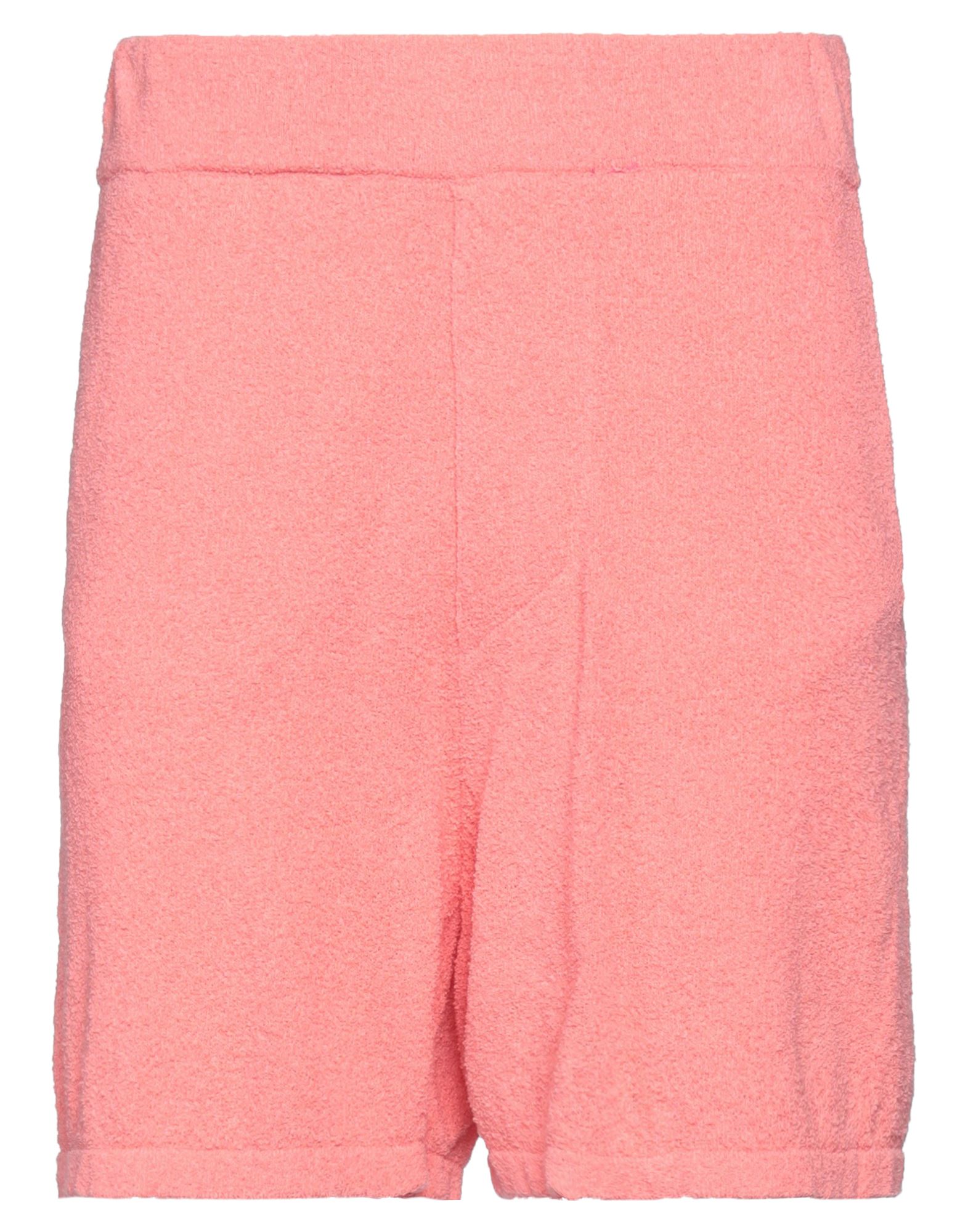 Shop Laneus Man Shorts & Bermuda Shorts Pink Size 36 Cotton, Polyamide