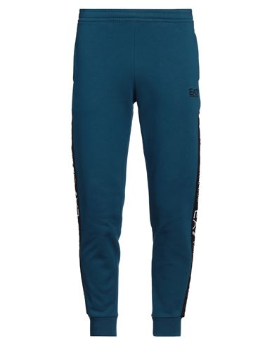 Ea7 Man Pants Deep Jade Size 3xl Cotton In Green