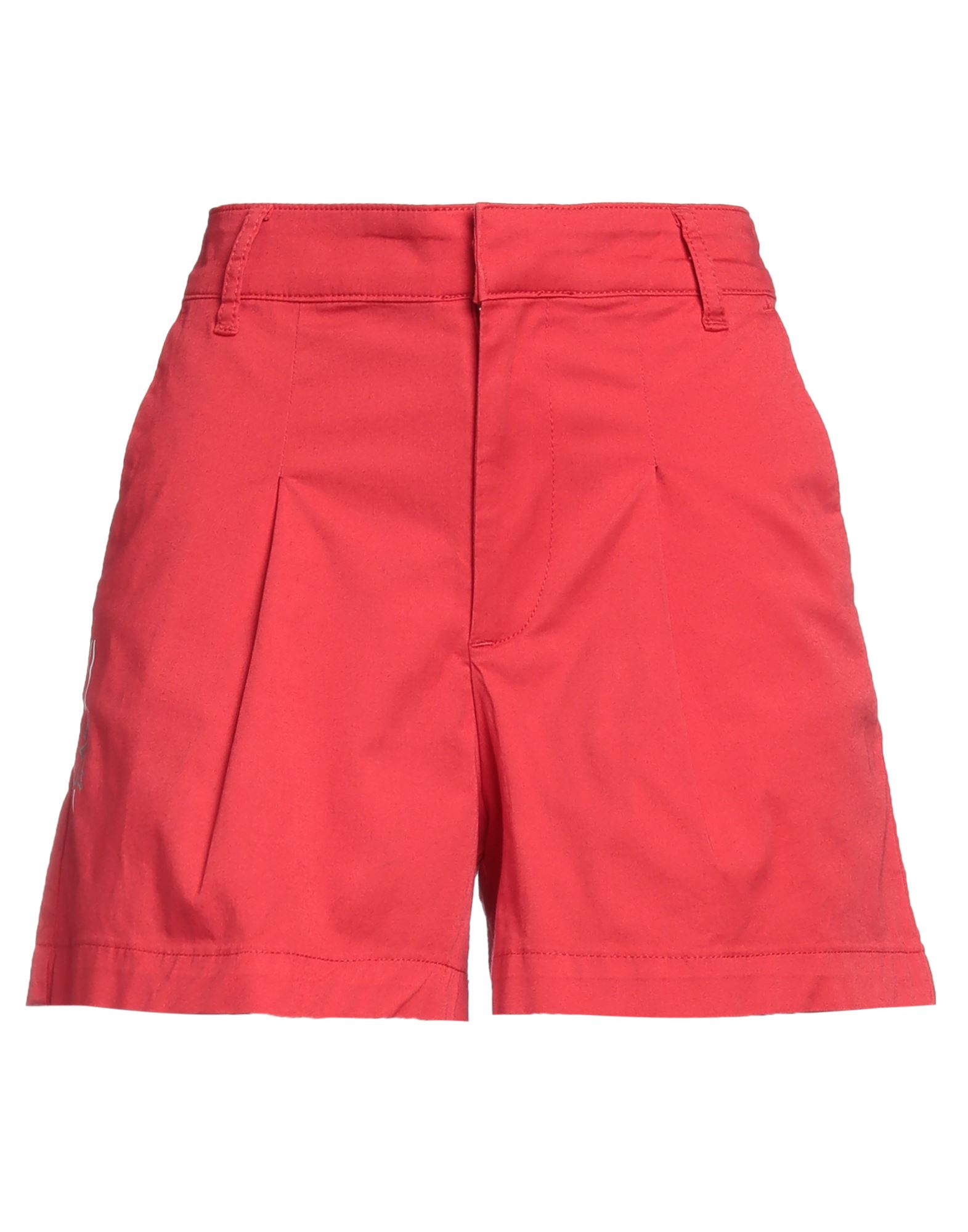 Ea7 Woman Shorts & Bermuda Shorts Red Size Xs Cotton, Elastane