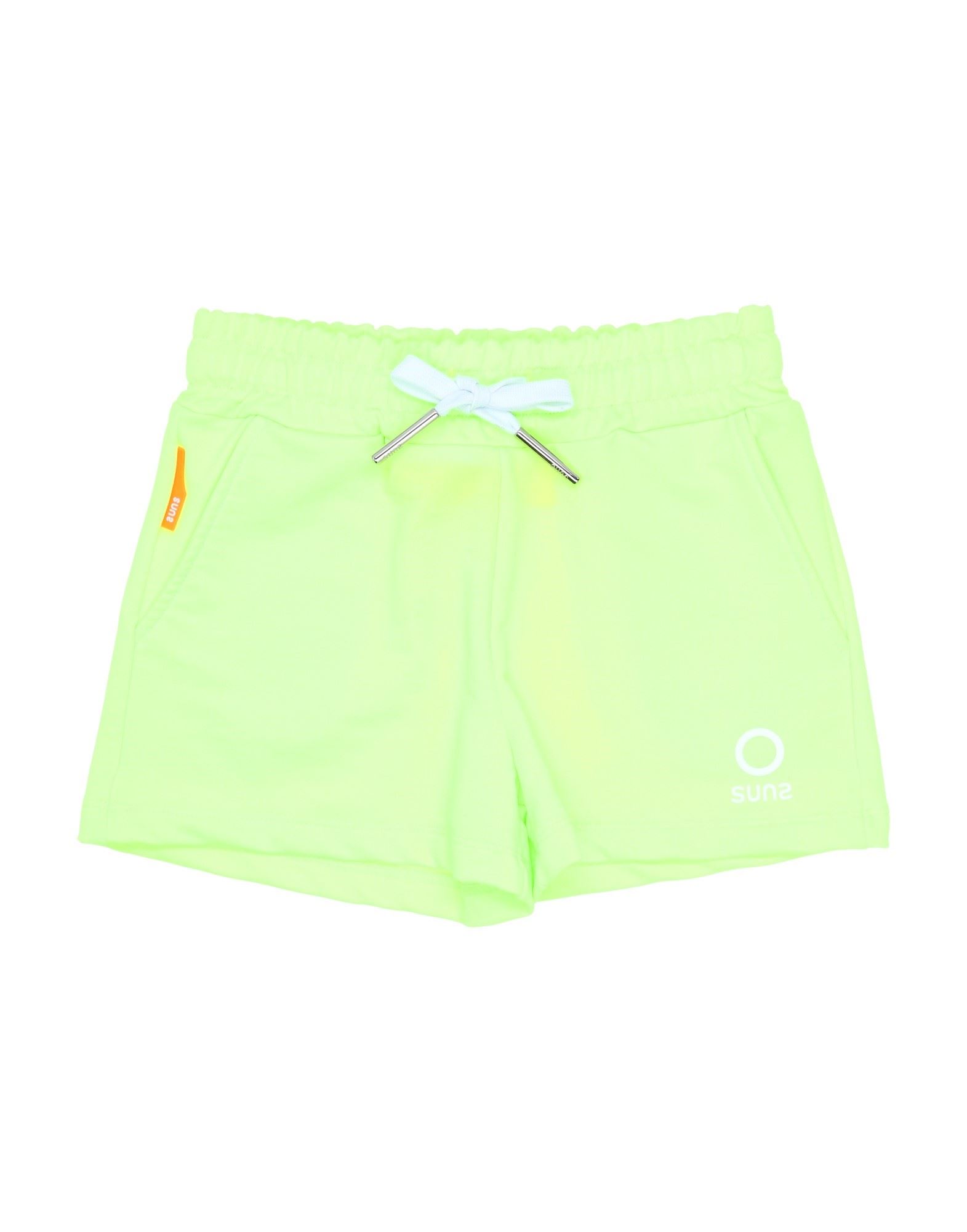 Suns Kids'  Toddler Girl Shorts & Bermuda Shorts Acid Green Size 6 Polyester, Cotton, Elastane
