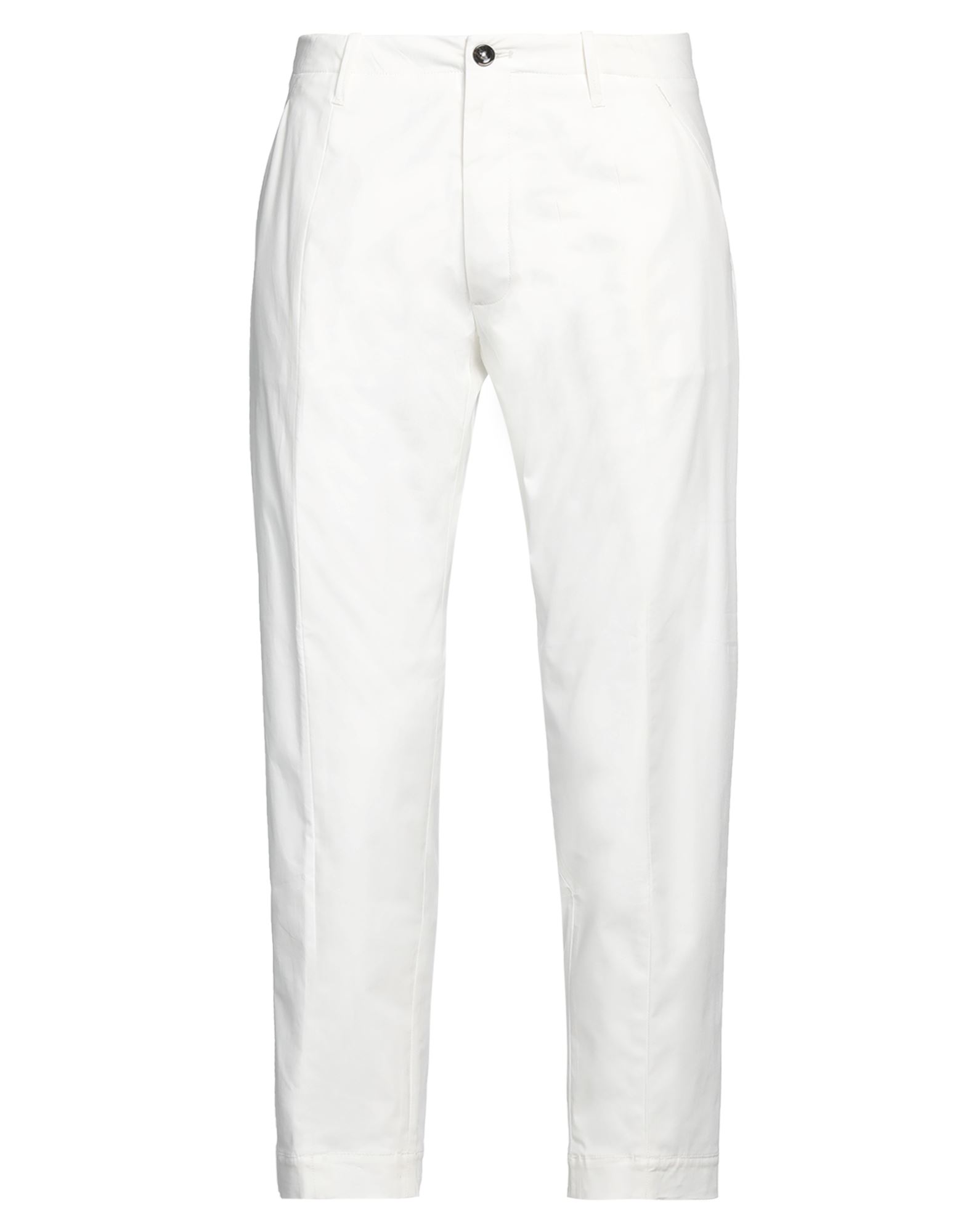 Nine:inthe:morning Nine In The Morning Man Pants White Size 36 Cotton, Elastane In White