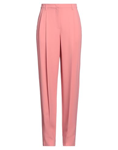 Emporio Armani Woman Pants Salmon Pink Size 6 Viscose, Acetate, Elastane, Polyester, Wool