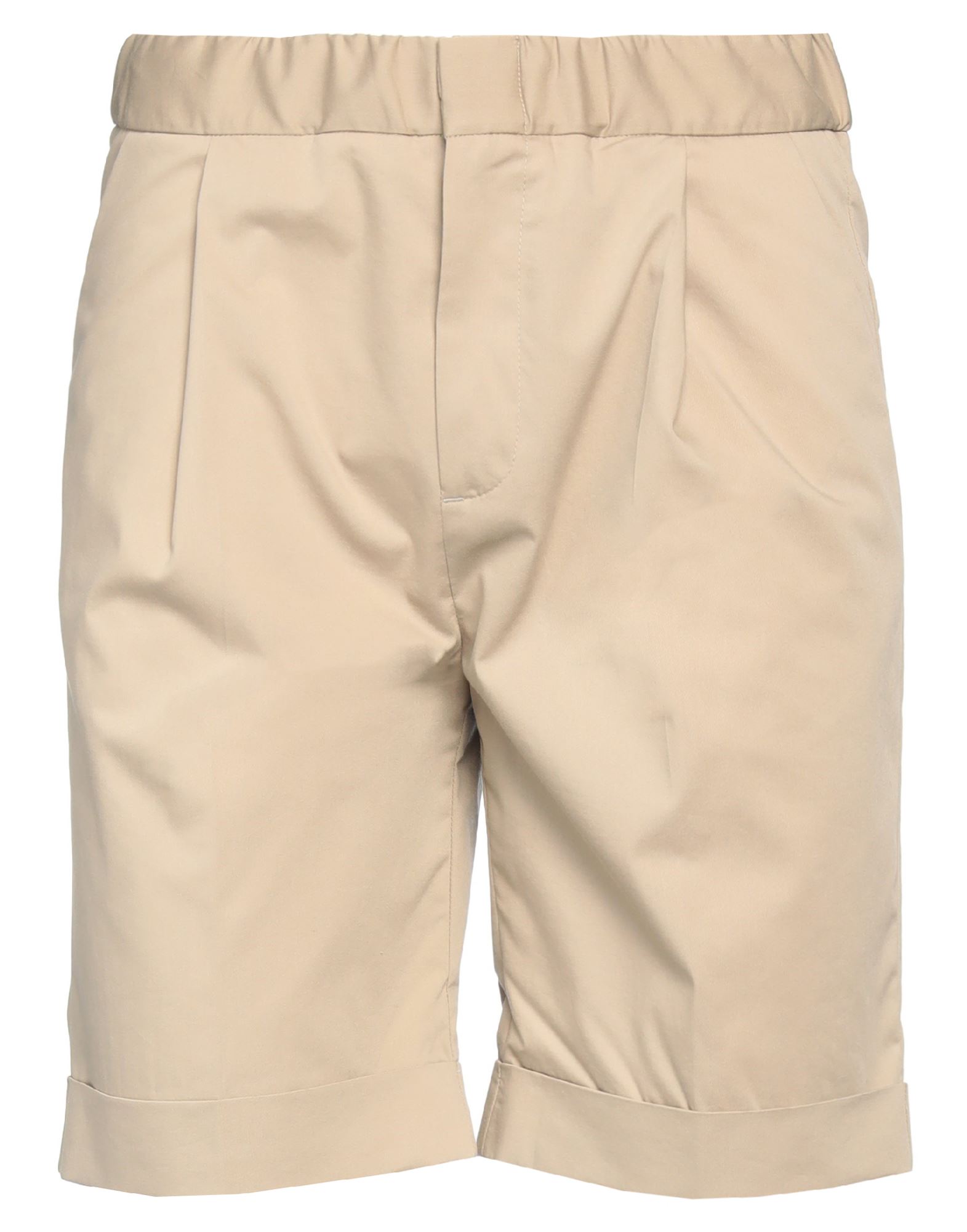 Kiefermann Man Shorts & Bermuda Shorts Sand Size M Cotton, Polyester, Elastane In Beige