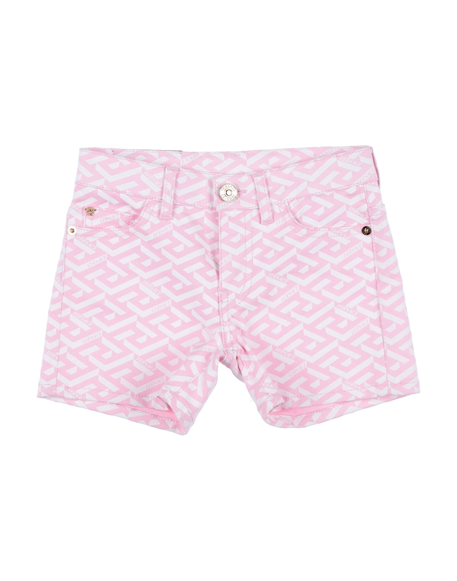 Versace Young Kids'  Toddler Girl Shorts & Bermuda Shorts Pink Size 6 Cotton, Elastane