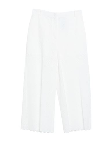 Anna Molinari Woman Pants White Size 2 Cotton