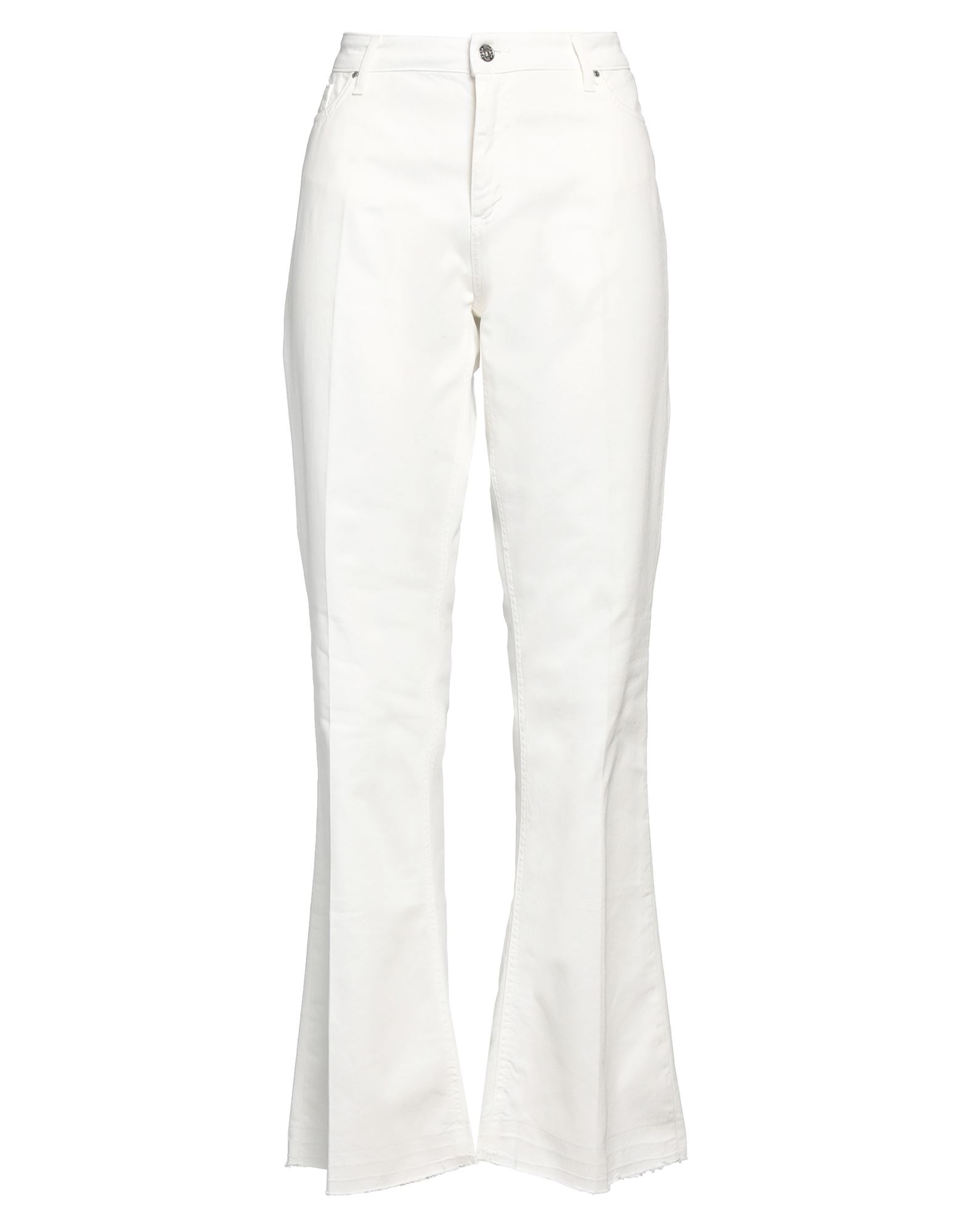 Shop Kocca Woman Pants Ivory Size 31 Cotton, Elastane In White