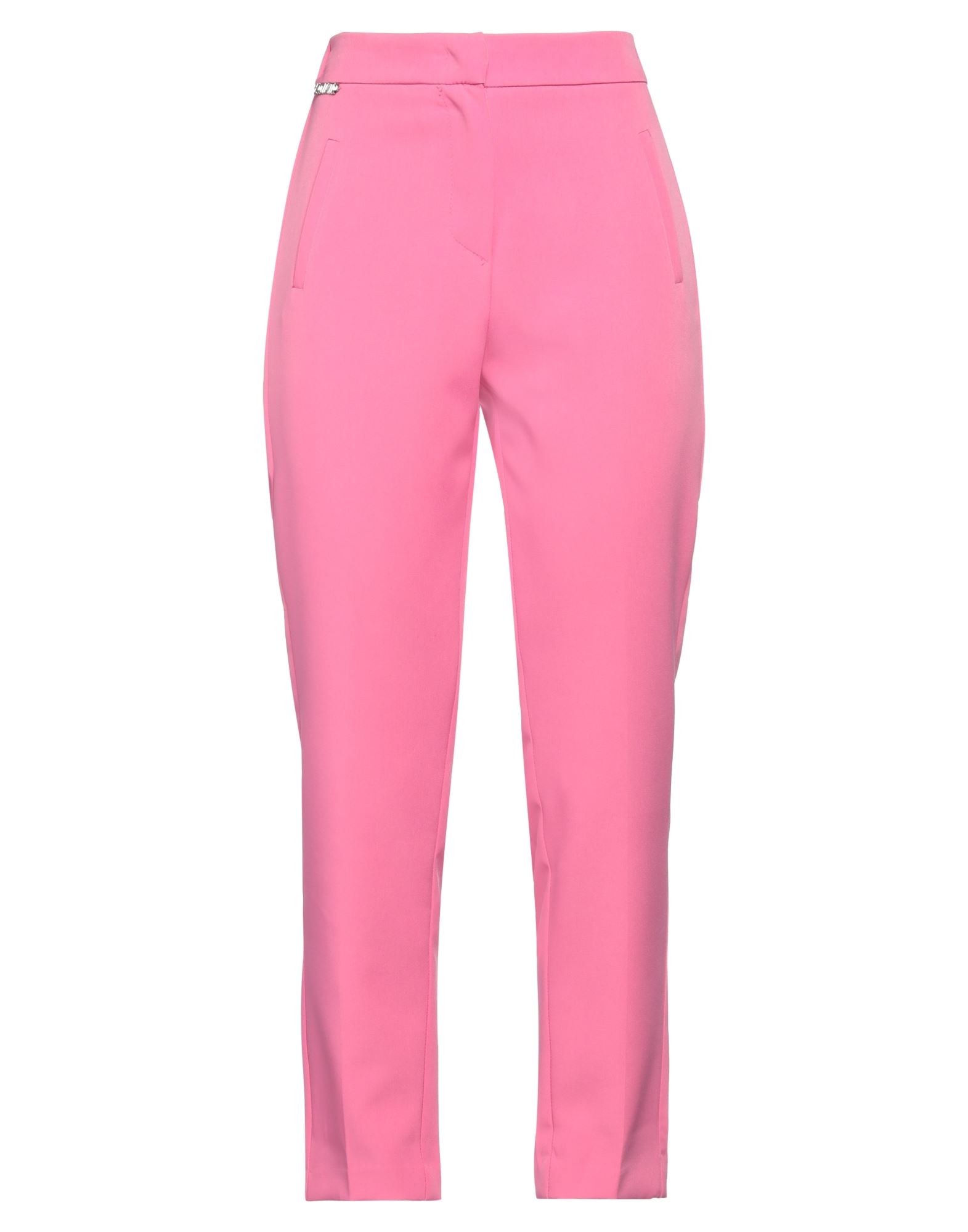 Kontatto Woman Pants Pink Size S Polyester, Elastane