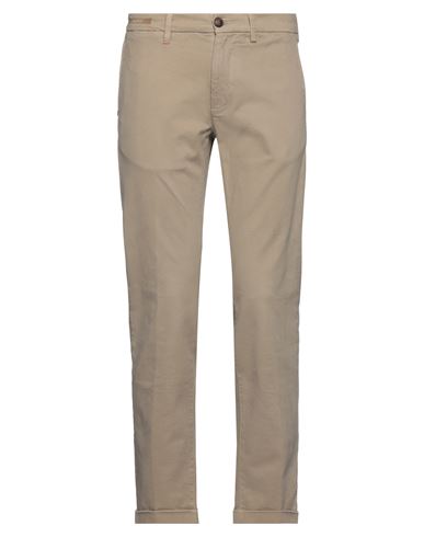 Shop Re-hash Re_hash Man Pants Beige Size 31 Cotton, Elastane