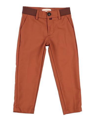 Baronio Babies'  Toddler Boy Pants Tan Size 6 Cotton, Polyamide, Elastane In Brown
