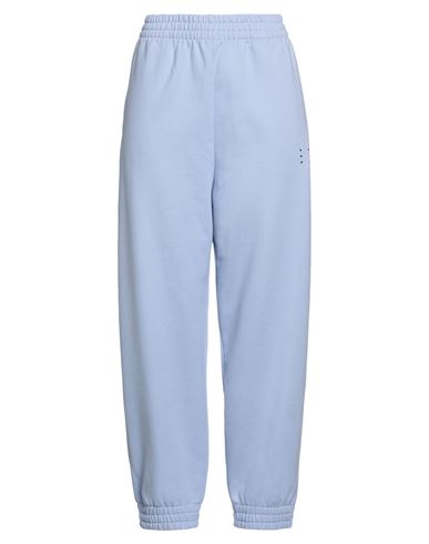 Shop Mcq By Alexander Mcqueen Mcq Alexander Mcqueen Woman Pants Sky Blue Size Xl Cotton, Polyester, Elastane