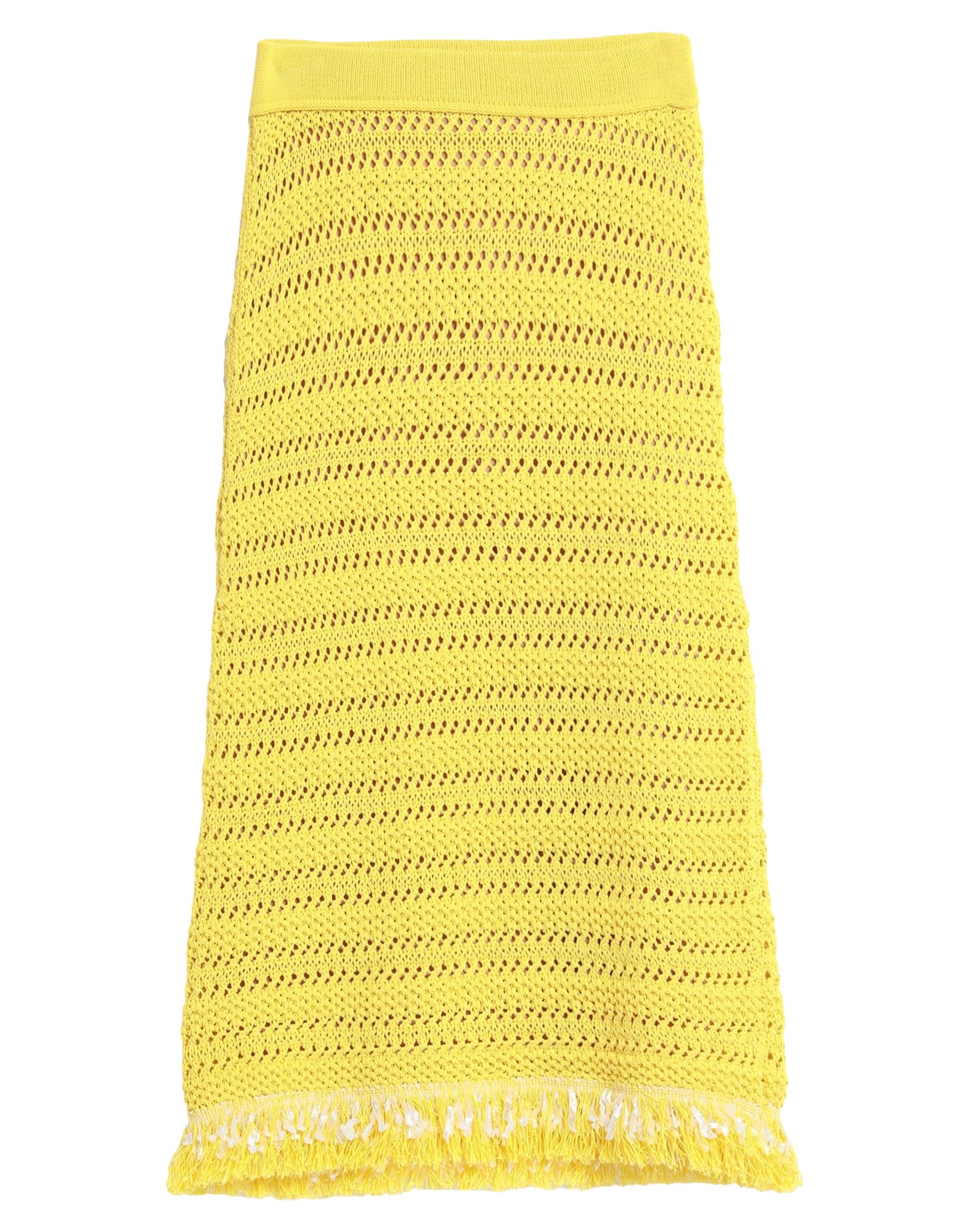 Anna Molinari Midi Skirts In Yellow